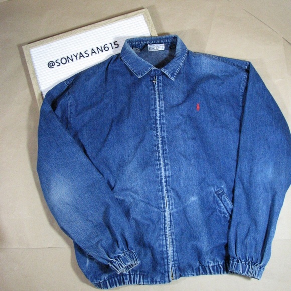 vintage polo harrington jacket
